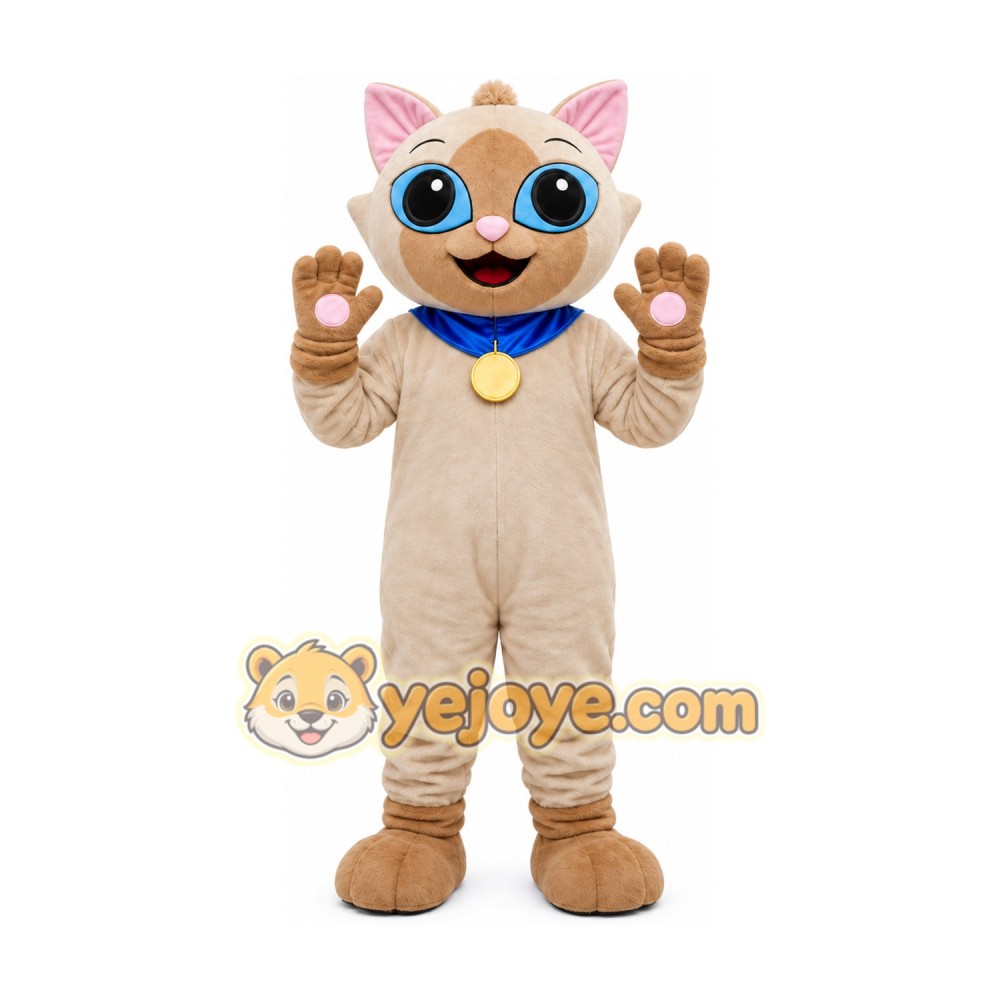 Kindergarten Cat Mascot Costume Kindergarten Cat Mascot Costume