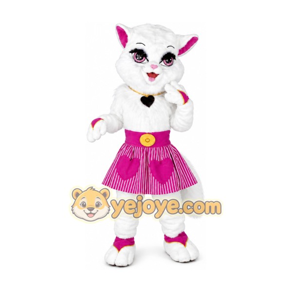 Kitty Cat Mascot Costume Cartoon Character