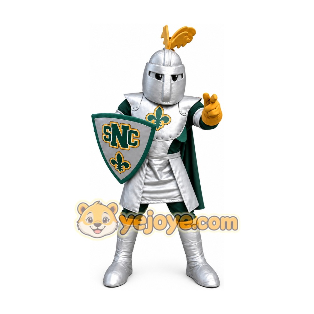 Knight St Norbert Mascot Costume Knight St Norbert Mascot Costume