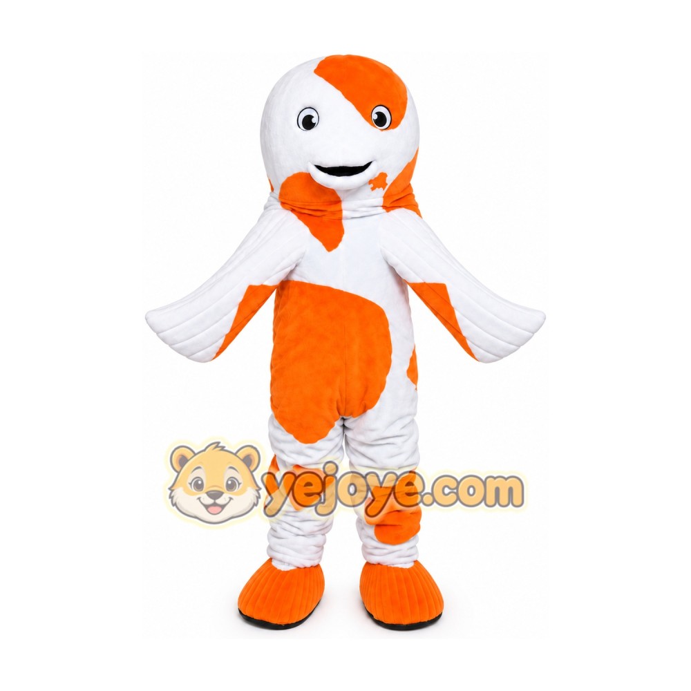 Koi Fish Mascot Brocarded Carp Costume Koi Fish Mascot Brocarded Carp Costume