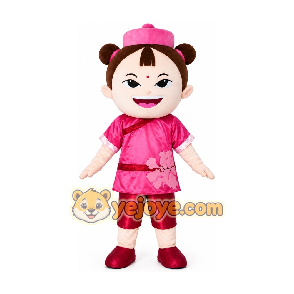 Kong Fu Girl Halloween Cosplay Adult Mascot Costume