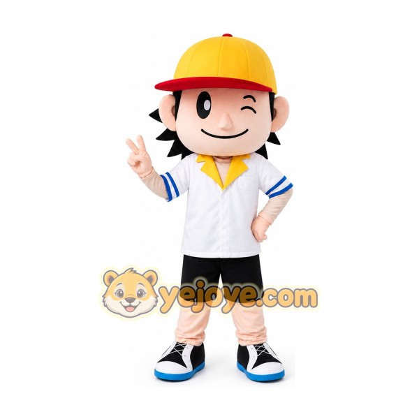 Baseball Boys Plush Cartoon Character Mascot Costume