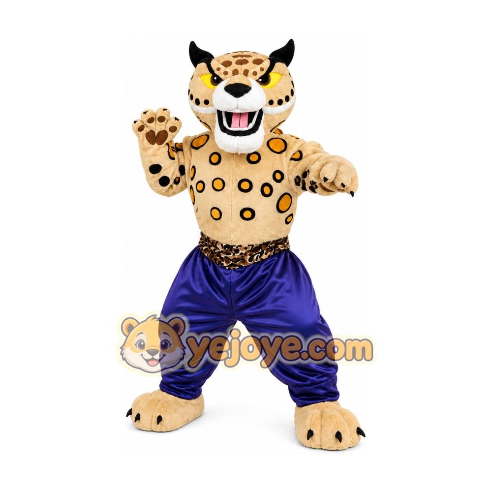 Leopard Panther Cheetah Mascot Costume Leopard Panther Cheetah Mascot Costume