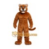 Leopard Power Cat Cougar Mascot Costume Leopard Power Cat Cougar Mascot Costume