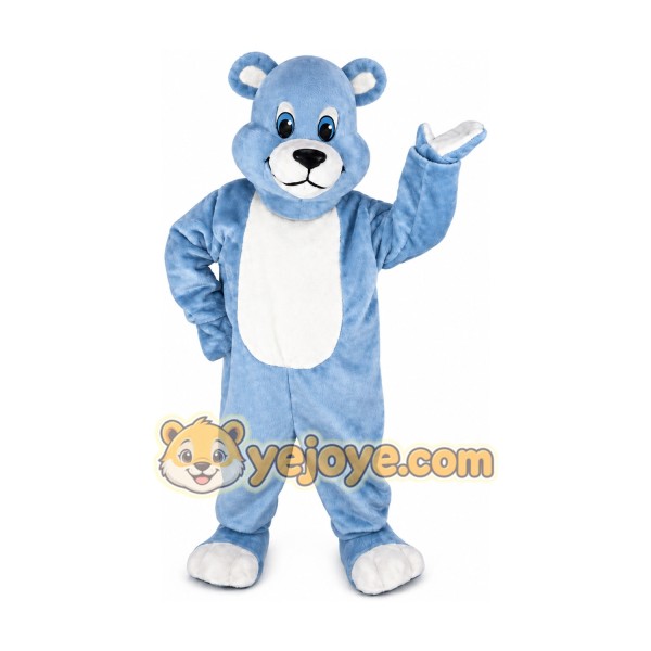 Light Blue Bear Mascot Costume
