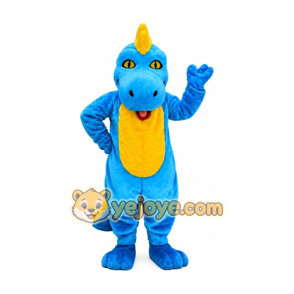 Light Blue Dino Mascot Dinosaur Costume
