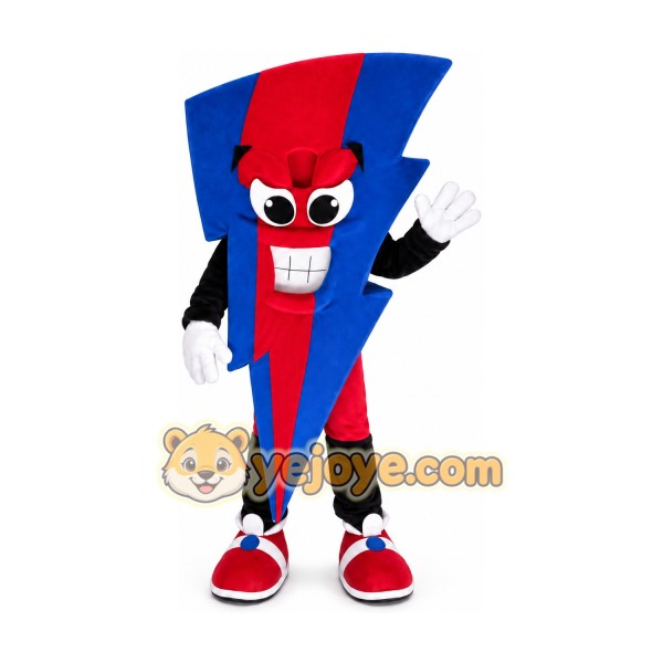 Lighting Flash Bolt Mascot Costume