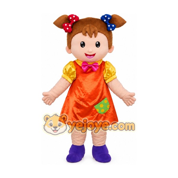 Little Girl Mascot Costume