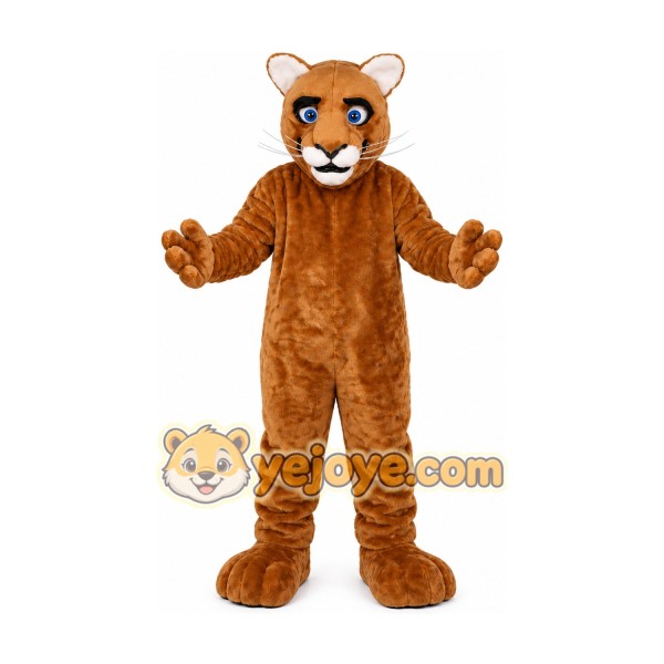 Little Leopard Panther Cat Cougar Cub Mascot Costume