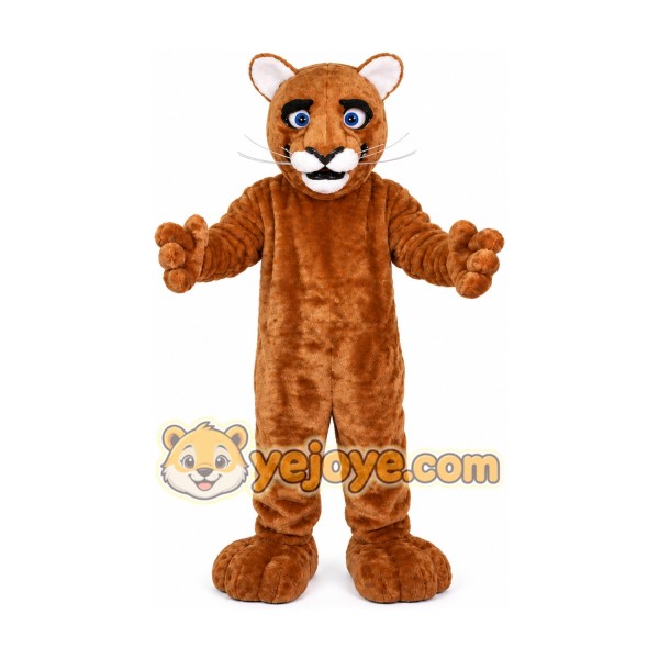 Little Leopard Panther Cougar Mascot Costume