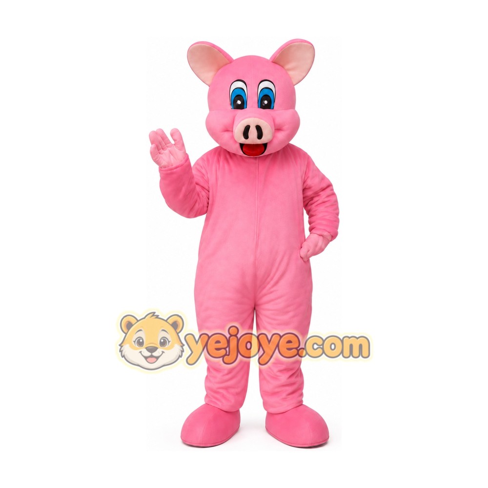 Little Pink Pig Mascot Costume Little Pink Pig Mascot Costume
