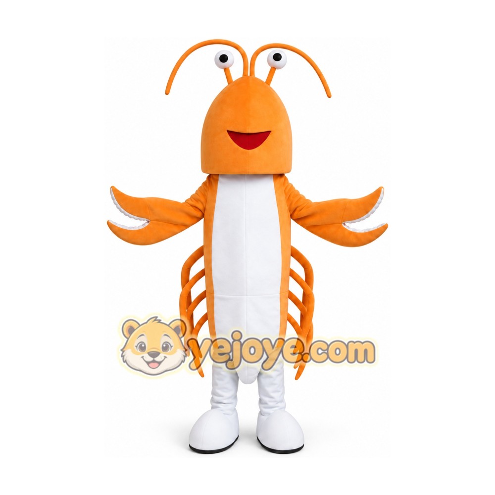 Lobster Langouste Mascot Costume Cartoon Character Costume