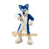Long Fur Blue Husky Dog Mascot Costume Long Fur Blue Husky Dog Mascot Costume