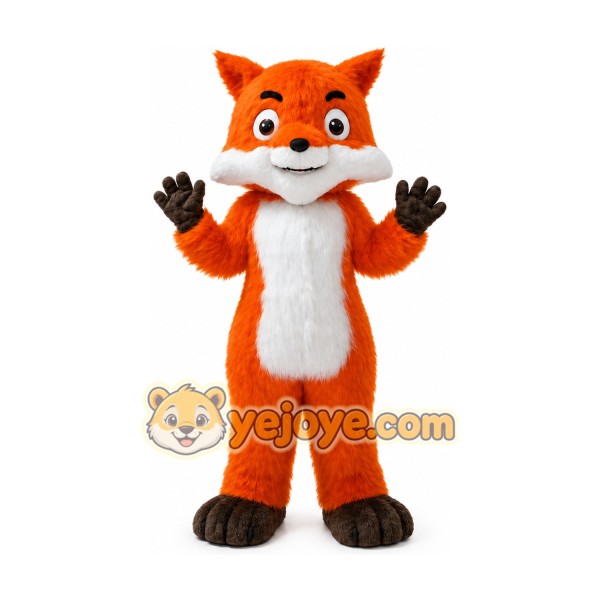 Long Fur Orang Fox Mascot Costume Long Fur Orang Fox Mascot Costume