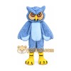 Long Hair Gray Owl Mascot Costume