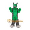 Long Hair Green Wolf Mascot Costume for Adult Long Hair Green Wolf Mascot Costume for Adult