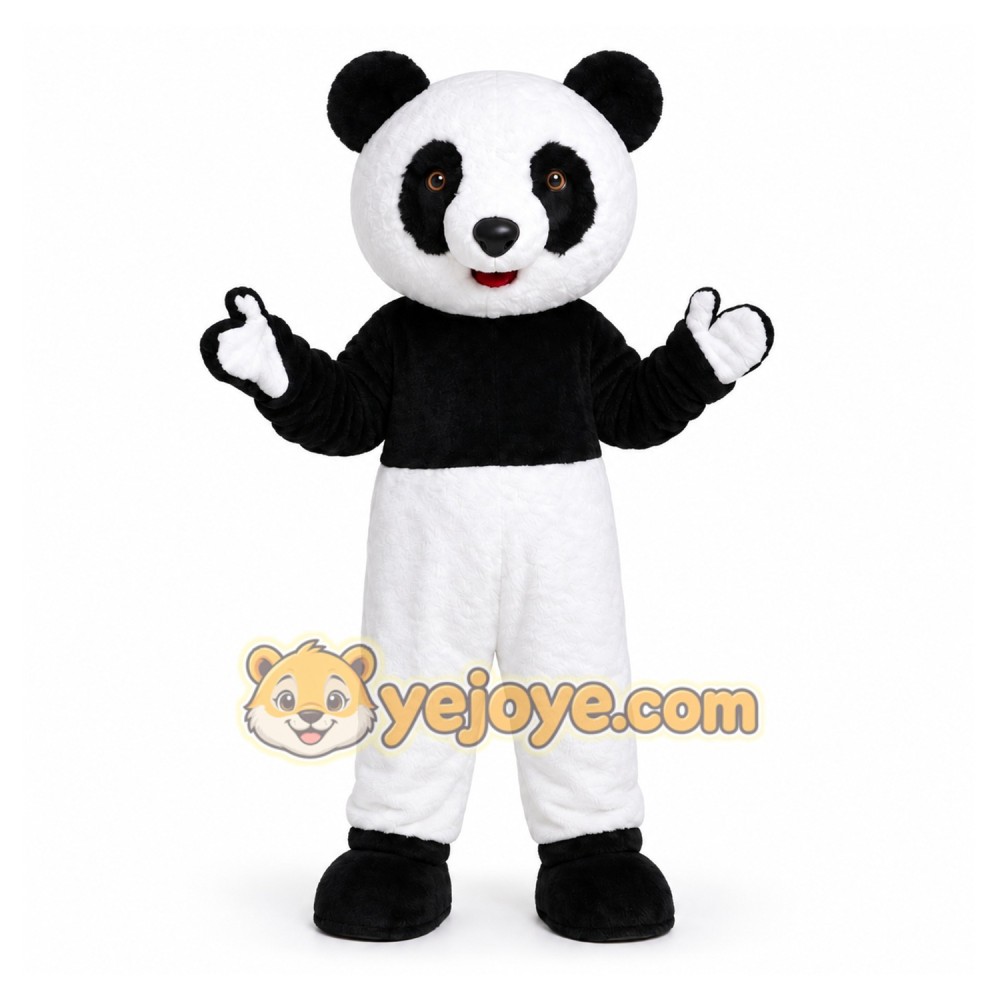 Long Plush Panda Mascot Costume Long Plush Panda Mascot Costume