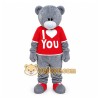 Lovey T-Shirt Teddy Bear Mascot Costume Lovey T-Shirt Teddy Bear Mascot Costume