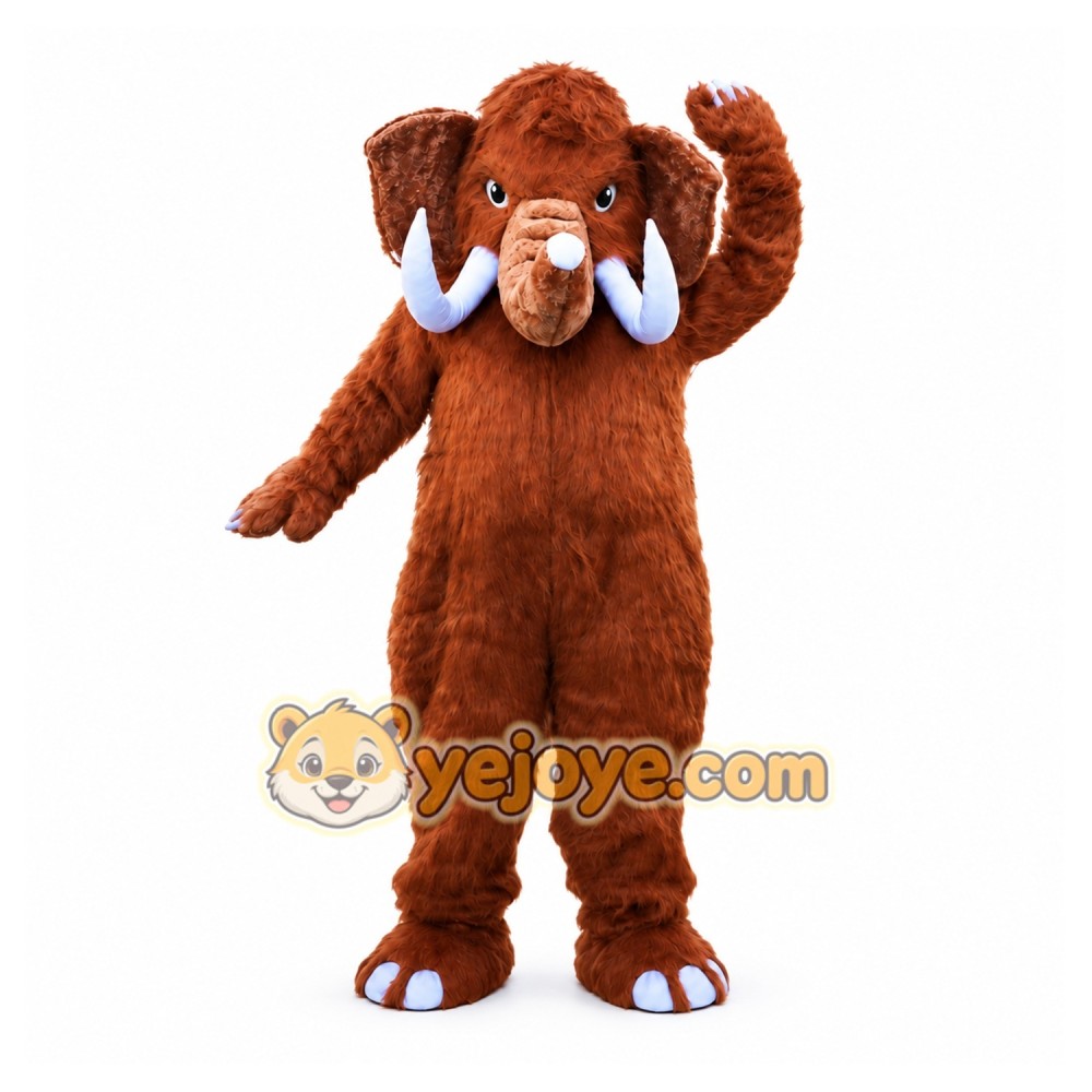 Mammoth Elephant Mascot Costume for Adult Mammoth Elephant Mascot Costume for Adult