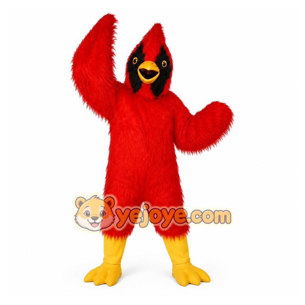 Mascot Red Eagle Bird Mascot Costume