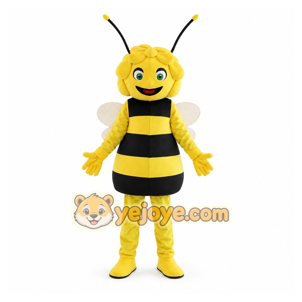 Maya The Bee Mascot Costume Adult Maya The Bee Mascot Costume Adult