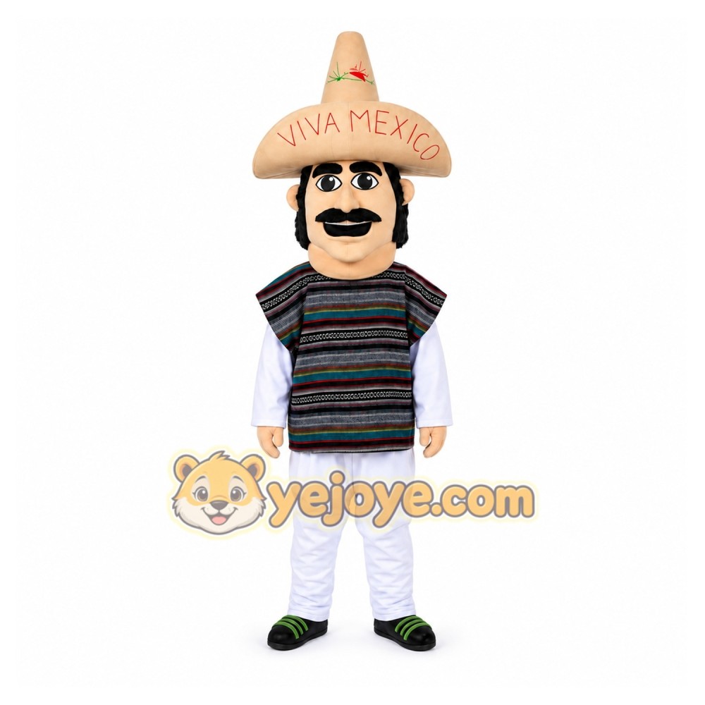 Mexican Mexico Man Indian Mascot Costume Mexican Mexico Man Indian Mascot Costume