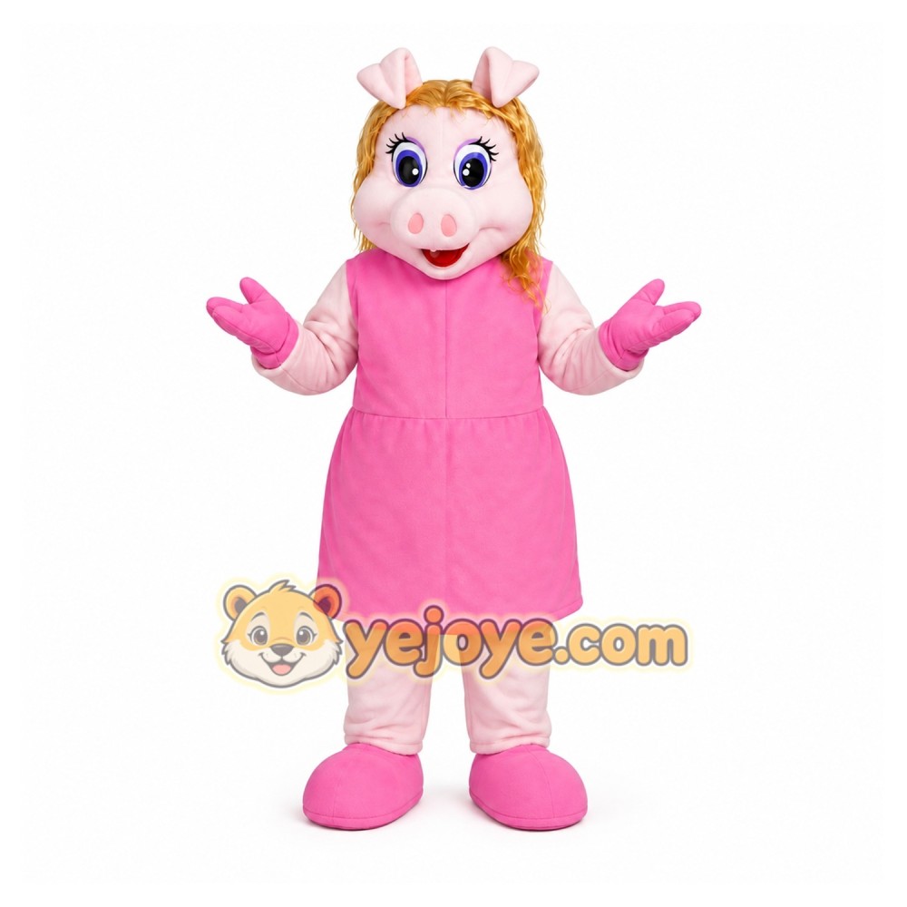 Miss Piggy Mascot Costume