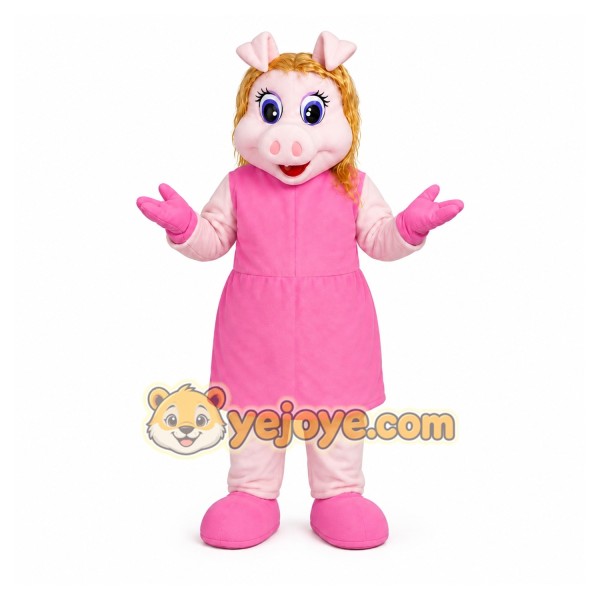 Miss Piggy Mascot Costume
