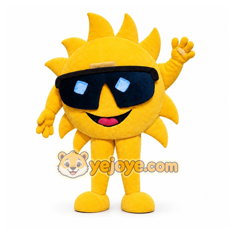 Mr Sun Mascot Costume Cartoon