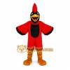 Red Crested Bird Mascot Costume