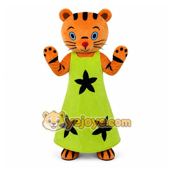 New Revised Version Special Frank Tiger Girl Mascot Costume