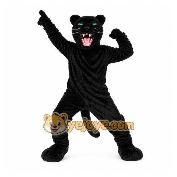 New Wild Black Panther Mascot Costume