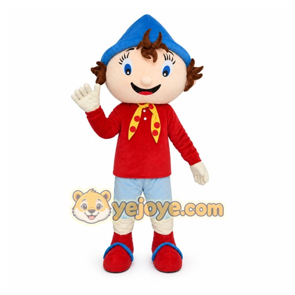 Noddy Boy Mascot Cartoon Cosplay Costumes