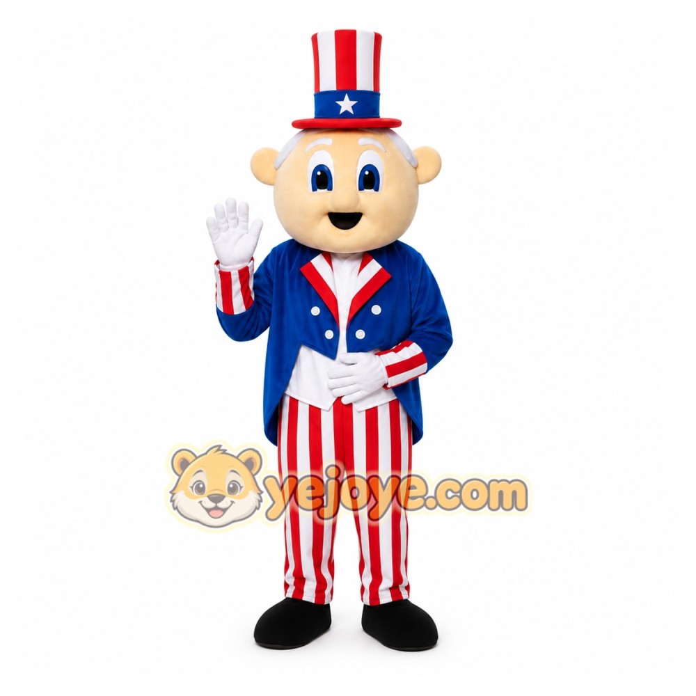 Old Man Mascot Costume