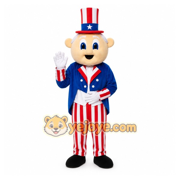 Old Man Mascot Costume