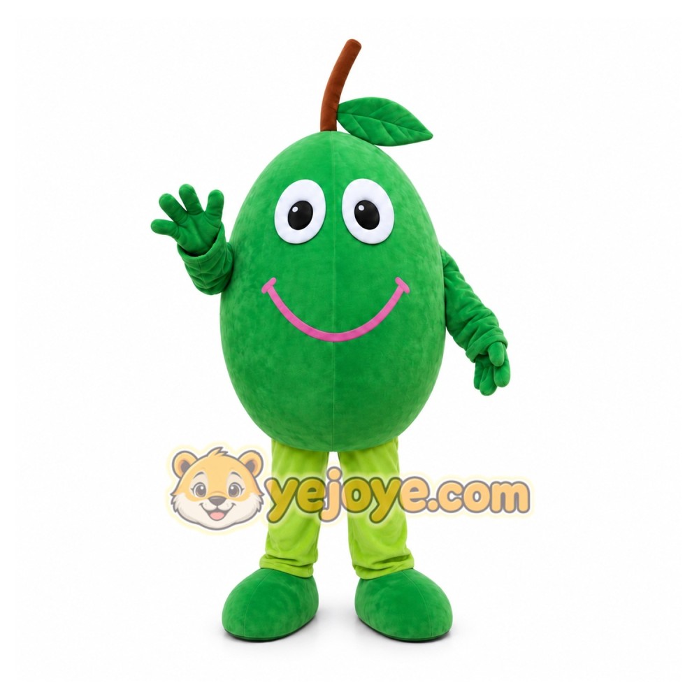 Olive Mascot Costume Green Olive Olive Mascot Costume Green Olive