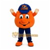 Orange Baseball Mascot Costume Orange Baseball Mascot Costume
