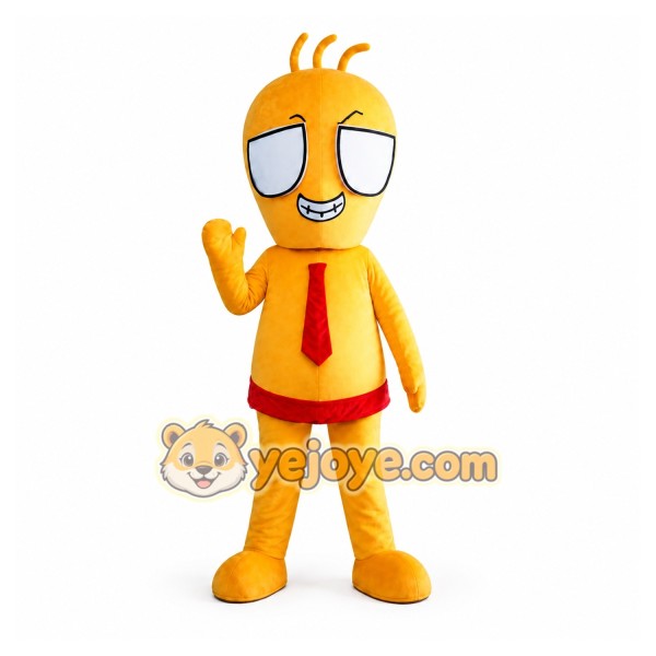 Orange Boy Mascot Costume Orange Boy Mascot Costume