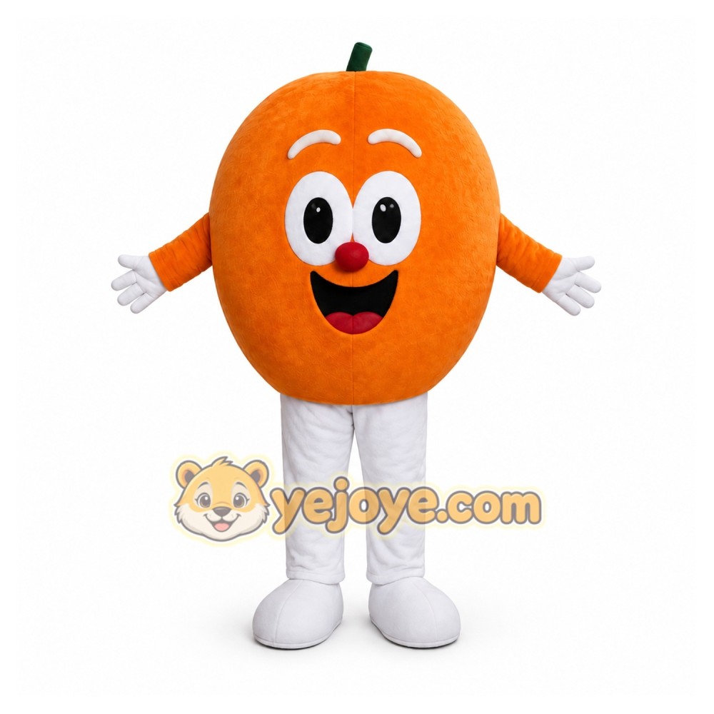 Orange Fruit Custom Mascot Costume Cartoon Character Orange Fruit Custom Mascot Costume Cartoon Character