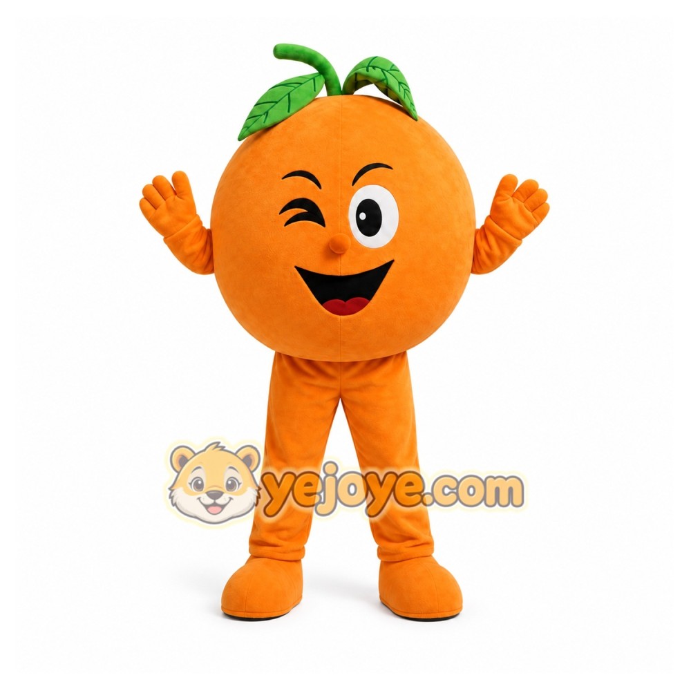 Orange Fruit Mascot Costume Orange Fruit Mascot Costume