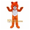 Orange Lion Mascot Costume for Adult