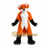 Orange Long Fur Husky Fox Dog Fursuit Mascot Costume Orange Long Fur Husky Fox Dog Fursuit Mascot Costume