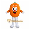 Orange Mascot Costume With Big Eyes