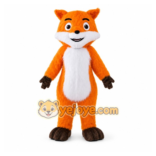 Orange Fox Mascot Costume