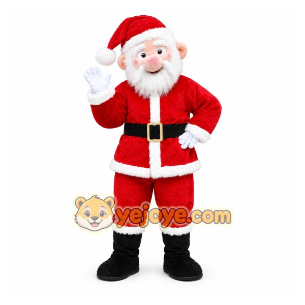 Outlet Santa Claus Cartoon Mascot Costume Outlet Santa Claus Cartoon Mascot Costume