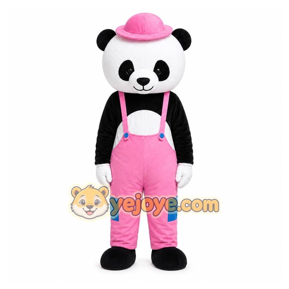 Panda Adult Cartoon Mascot Costume Panda Adult Cartoon Mascot Costume