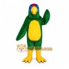 Parrot Bird Mascot Costume Adult Long Plush Green Parrot