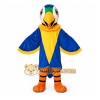 Parrot Blue Bird Cartoon Mascot Costume Parrot Blue Bird Cartoon Mascot Costume