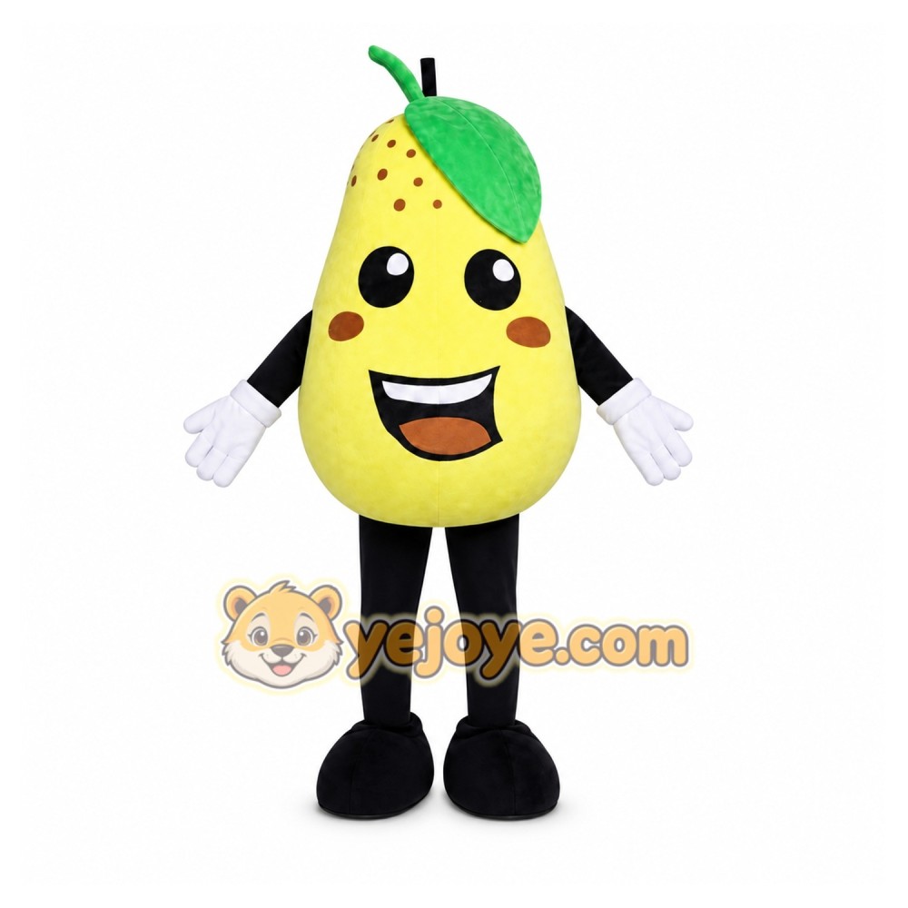 Pear Mascot Costume Fruit Mascot