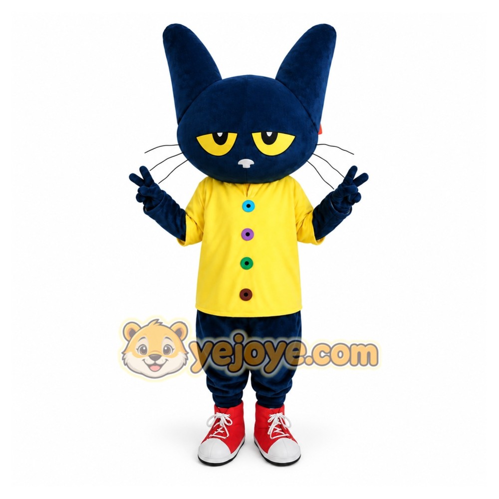 Pete Cat Mascot Costume Pete Cat Mascot Costume